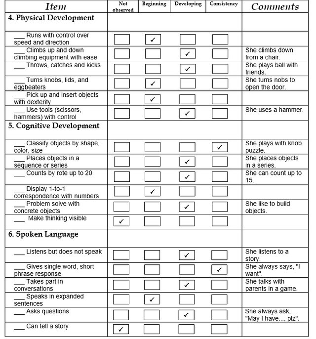 EYLF Individual Developmental Milestones Cognitive 44 OFF
